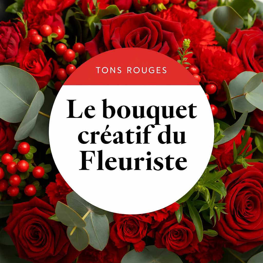 BOUQUET DU FLEURISTE ROUGE