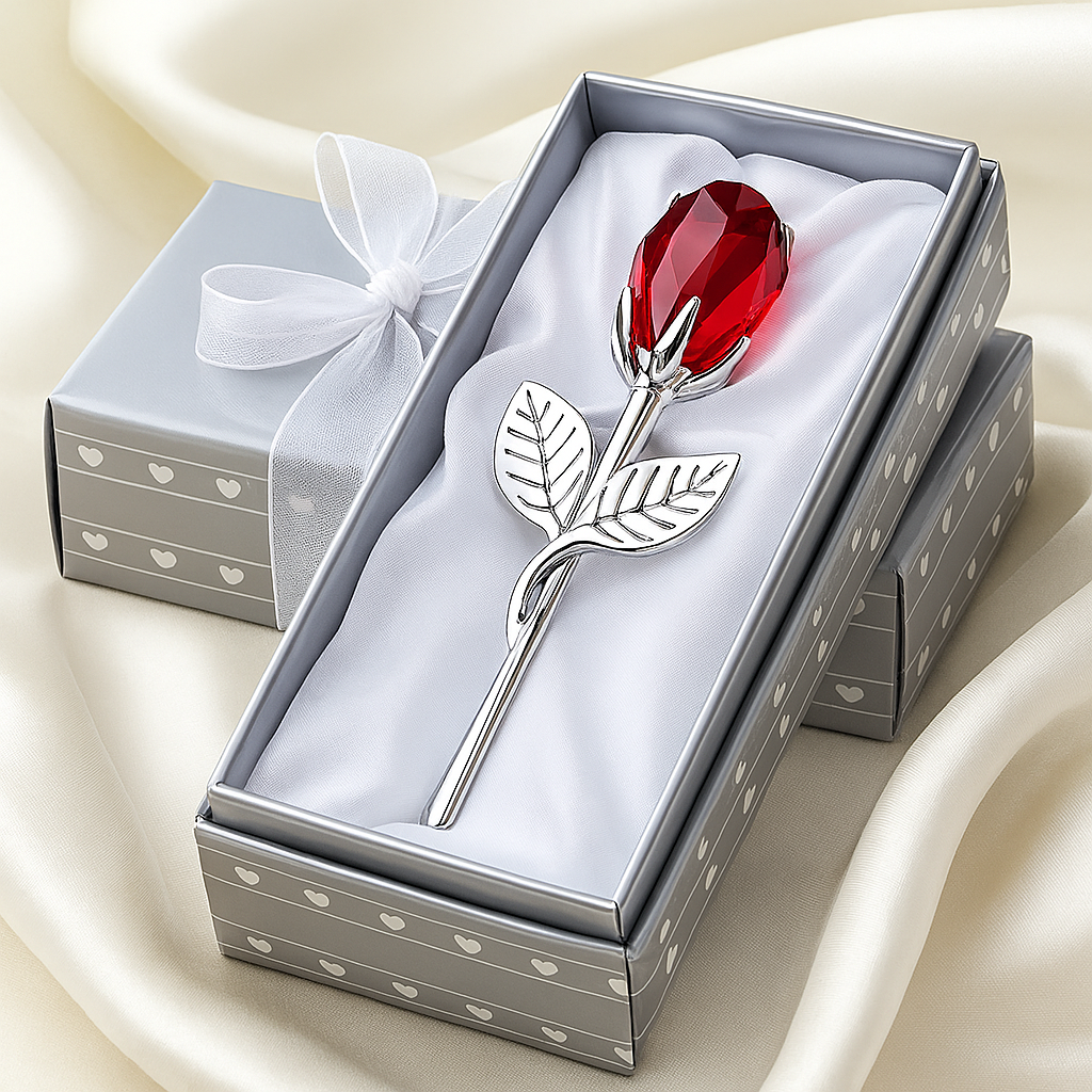 Rose Éternelle en Verre